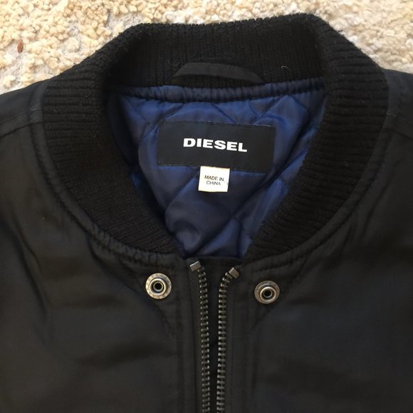 Diesel Wool and Nylon Bomber jacket Sz M - Picture 7 of 10